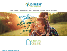Tablet Screenshot of dimen.com.br